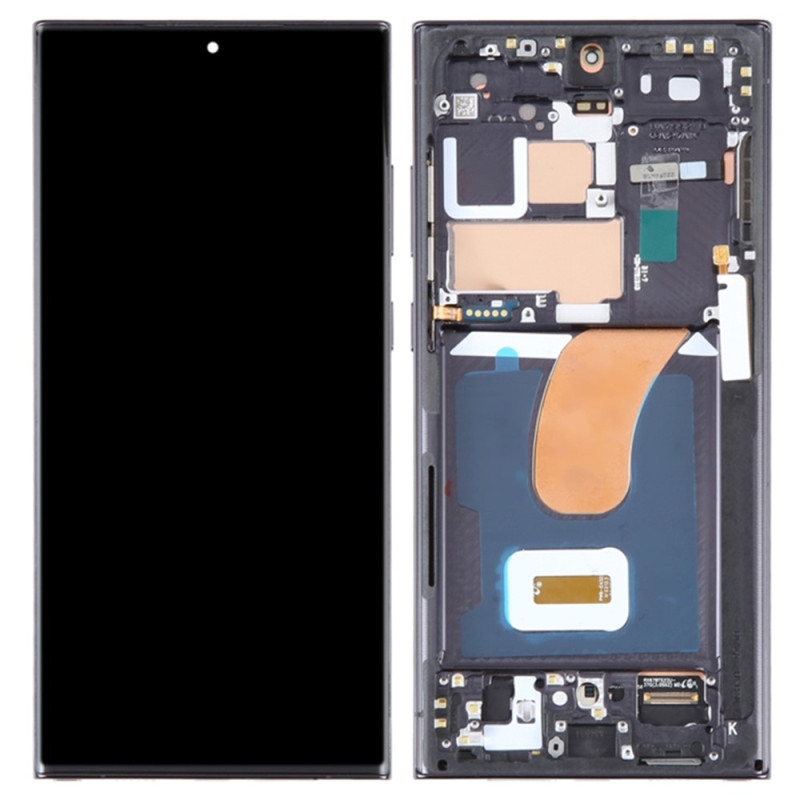 OLED-scherm van klasse C met behuizing voor de Samsung Galaxy S23 Ultra