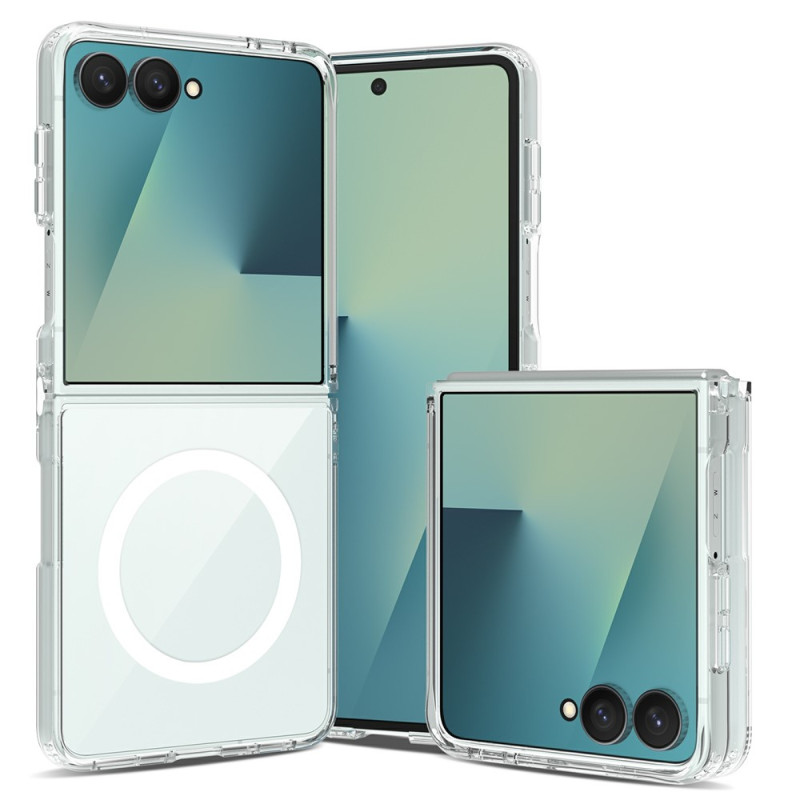 Doorzichtige magnetische hoes voor de Samsung Galaxy Z Flip 8