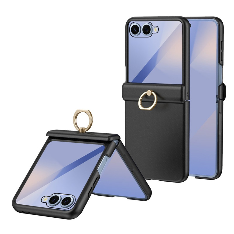 Samsung Galaxy Z Flip 8-hoesje met ringhouder en gehard glas