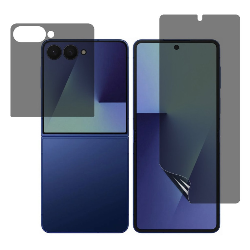 Samsung Galaxy Z Flip 8 Hydrogel-schermbescherming tegen gluren, voor- en achterzijde