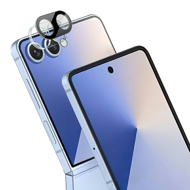 Beschermglas van gehard glas voor de Samsung Galaxy Z Flip 8 (zwart)