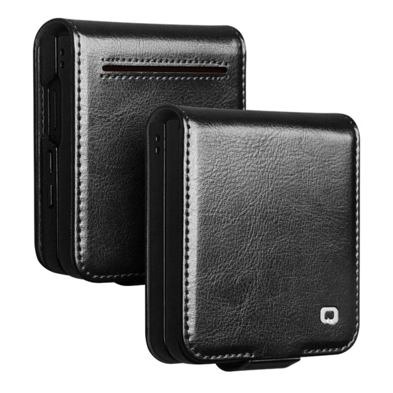 QIALINO-hoesje van echt leer voor de Samsung Galaxy Z Flip 8