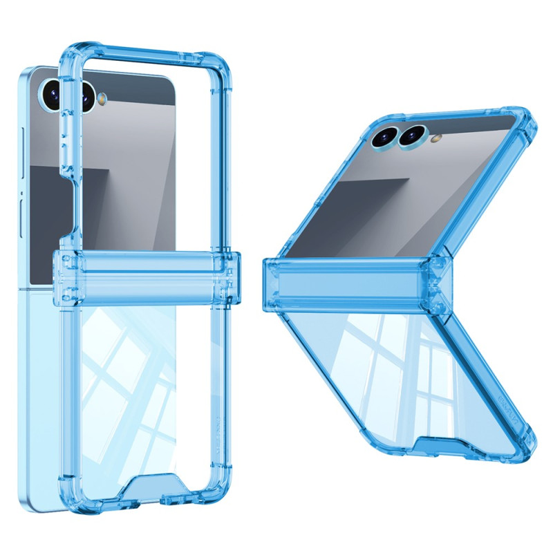 Doorzichtige hoes voor de Samsung Galaxy Z Flip 8 met scharnierbescherming van GKK