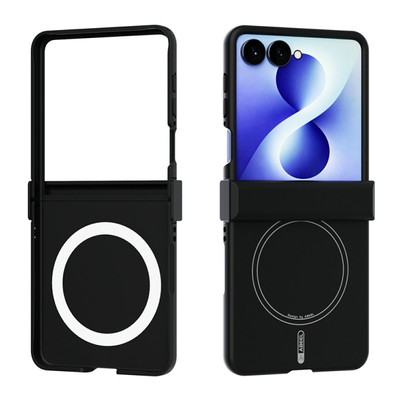 ABEEL magnetische vloeibare siliconenhoes voor de Samsung Galaxy Z Flip 8 met scharnierbescherming