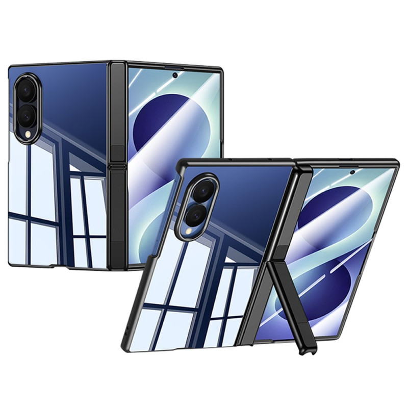 Samsung Galaxy Z Fold 8-hoesje met scharniersteun en gegalvaniseerde afwerking
