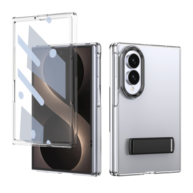 Samsung Galaxy Z Fold 8-hoesje met opvouwbare steun en aluminosilicaatglas