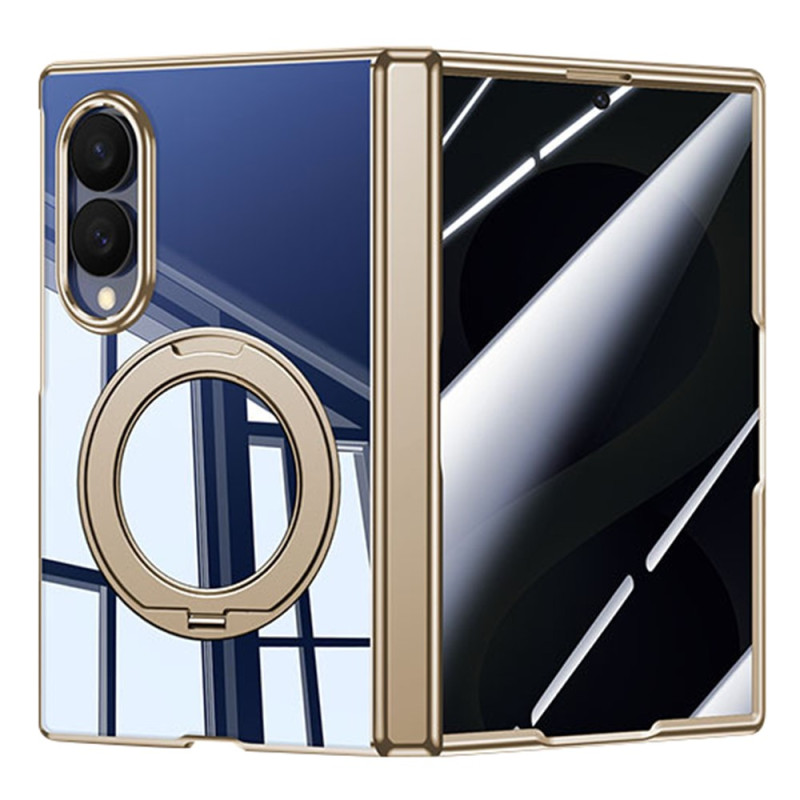Magnetische hoes voor de Samsung Galaxy Z Fold 8 met draaibare ring en gehard glas met spionagebescherming