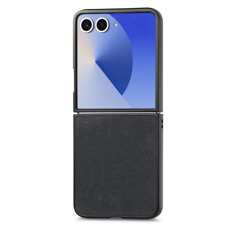 Samsung Galaxy Z Flip 8-hoesje met vintage leerlook, schokbestendig