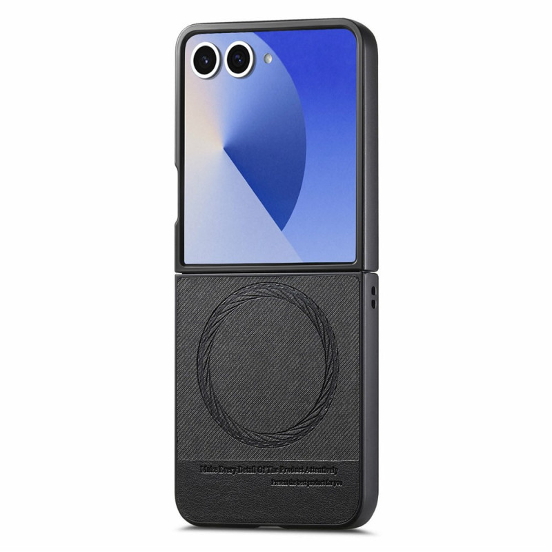 Magnetisch hoesje voor de Samsung Galaxy Z Flip 8 met denimlook