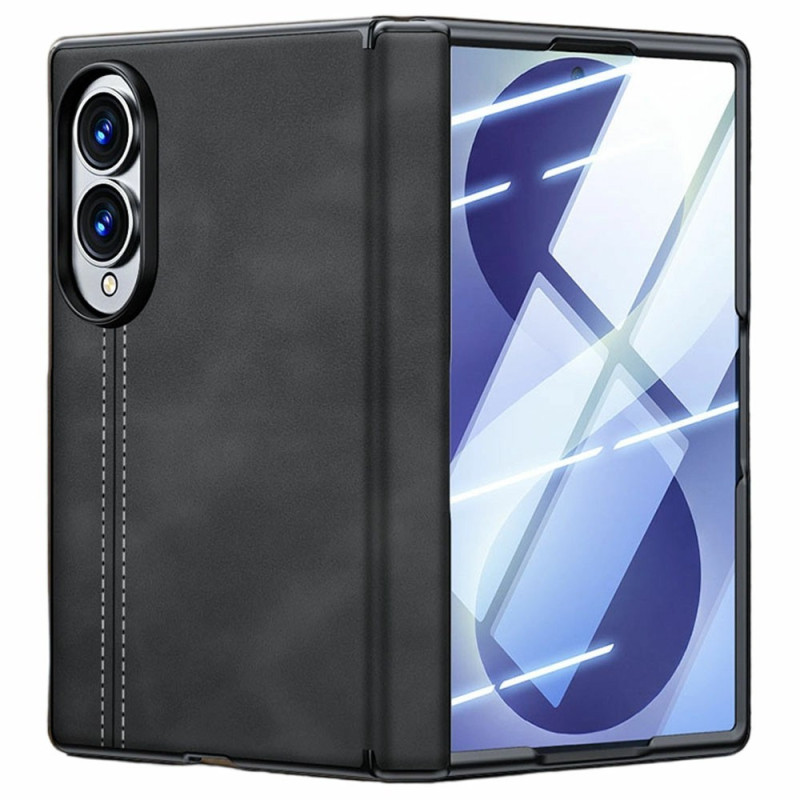 Samsung Galaxy Z Fold 8-hoesje in couture-leerstijl