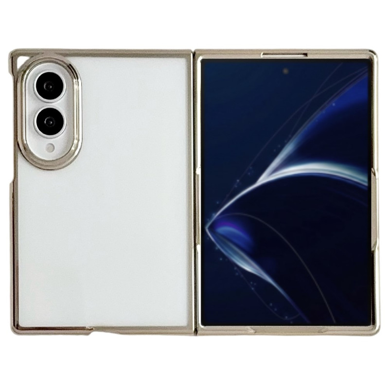 Ultradunne, transparante hoes voor de Samsung Galaxy Z Fold 8 met gegalvaniseerde afwerking