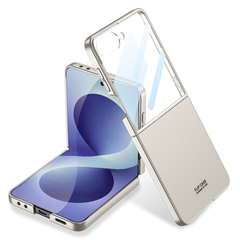 GKK-hoesje voor Samsung Galaxy Z Flip 8 met metaaleffect