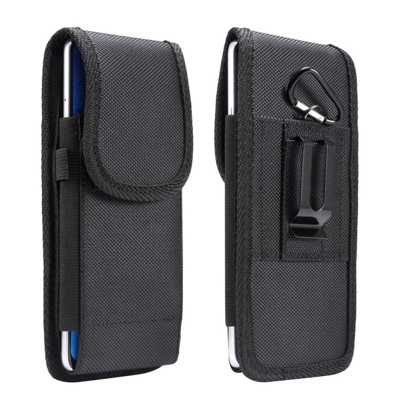 Universele riemhouder van Oxford-stof met kaarthouder en clip voor een smartphone van 7,2 inch