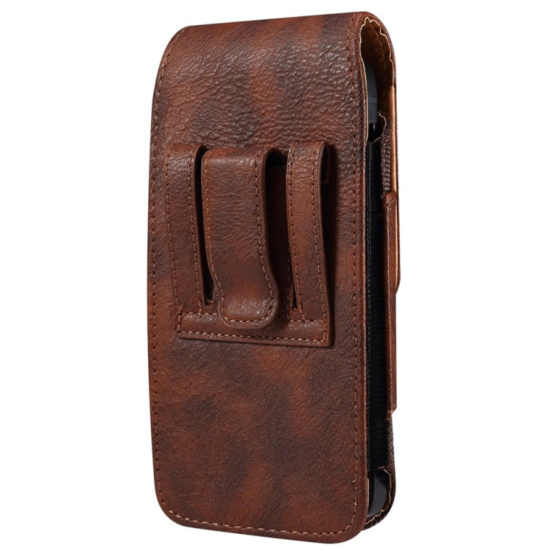 Universele riemhoes van microvezel met kaarthouder voor smartphones van 6,5 inch