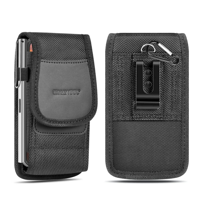 Verticale nylon heuphoes voor smartphones van 4,7 tot 6,1 inch HAWEEL