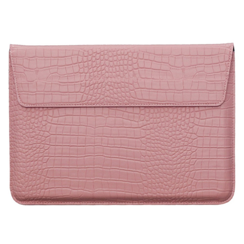 Laptoptas 11-12 inch met krokodillenleer-look en steun