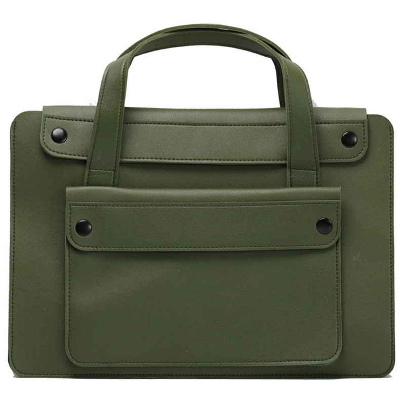 Laptoptas van PU-leer met vakken voor 15-16 inch laptops