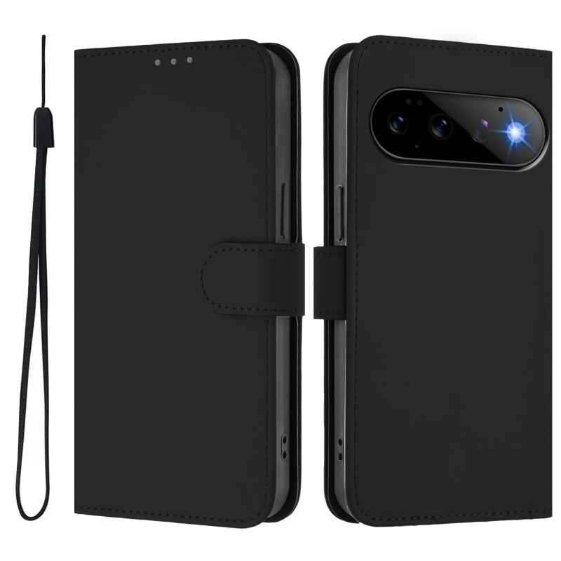 Hoesje voor Google Pixel 11 Pro / 11, effen kunstleer