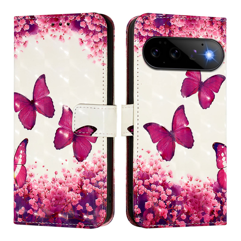 Hoesje voor Google Pixel 11 Pro / 11 met rode vlinders