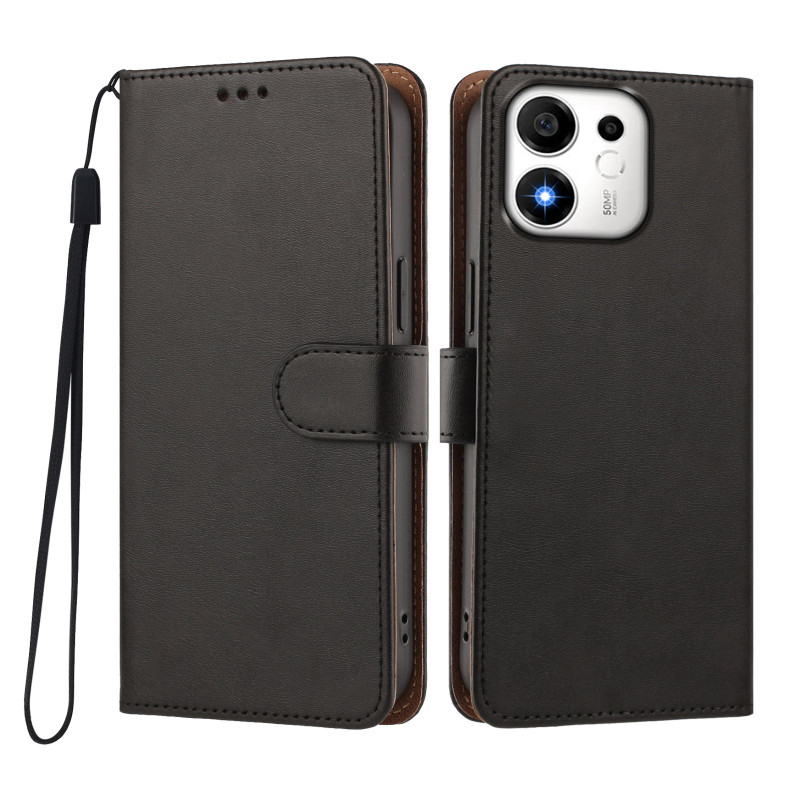 Honor 600 Smart-hoesje in effen leerlook