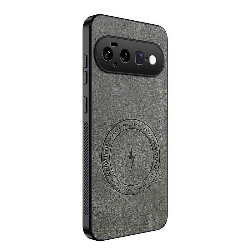 Magnetisch hoesje voor Google Pixel 11 met suède-look