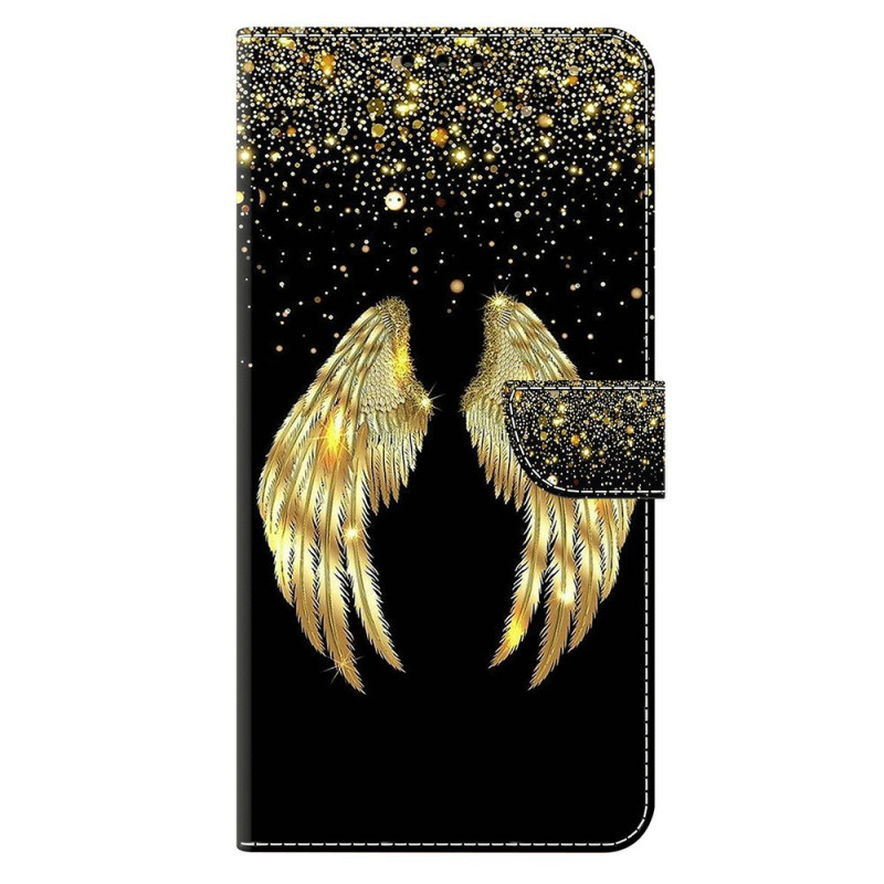 Hoesje voor Google Pixel 11 Pro / 11 met gouden vleugels