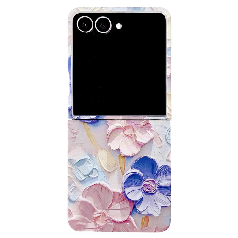Samsung Galaxy Z Flip 8-hoesje met bloemenmotief