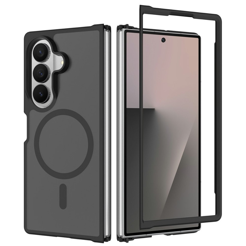 Samsung Galaxy Z Fold 8 Ultra-hoesje met magnetische sluiting en leerlook