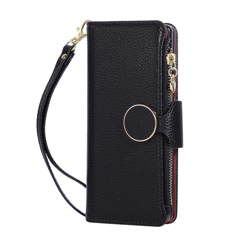Samsung Galaxy Z Fold 8 Ultra-hoesje in vintage portemonnee-stijl