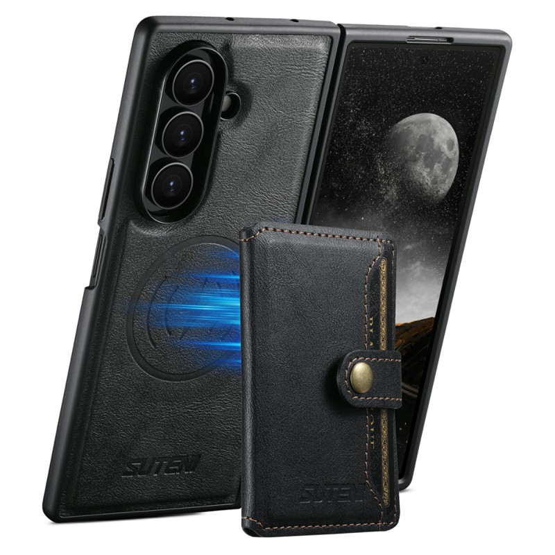 Samsung Galaxy Z Fold 8 Ultra magnetische hoes met afneembare kaarthouder van SUTENI