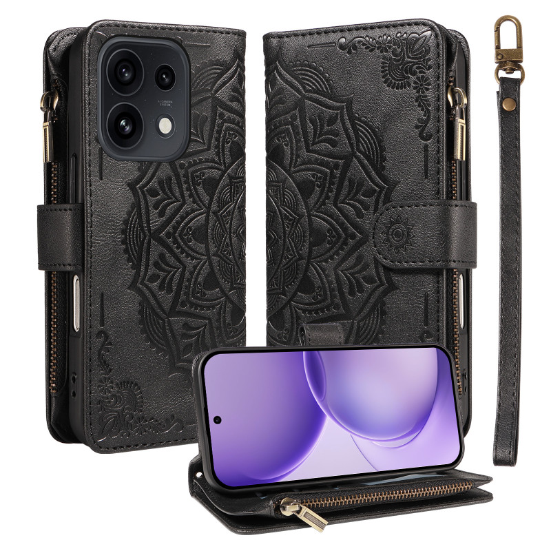 Oppo Reno 16 5G / 16 Pro 5G Mandala Premium-hoesje (RFID-bescherming)