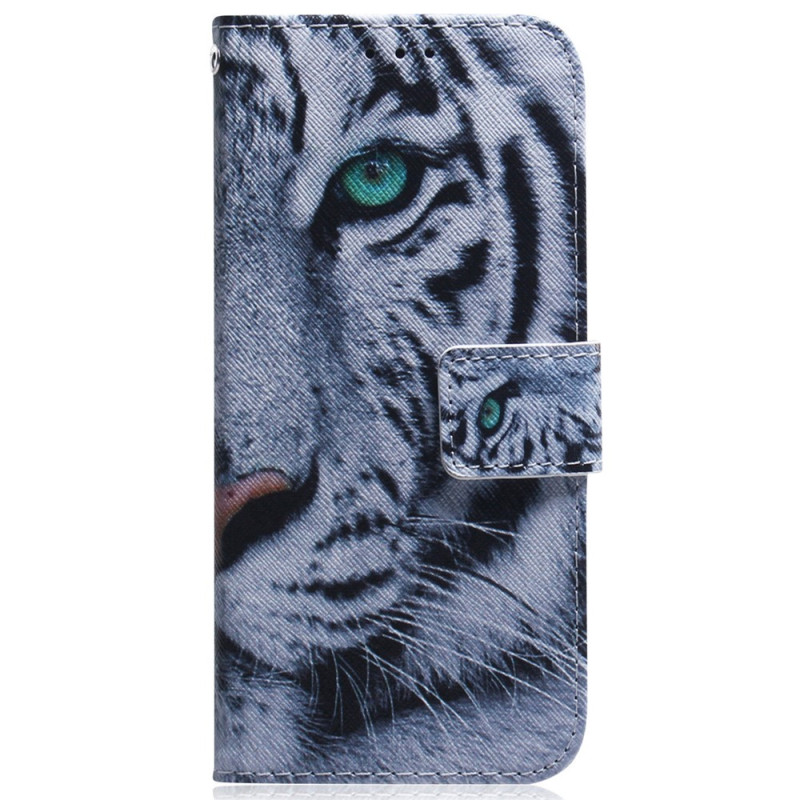 Oppo Reno 16 5G / 16 Pro 5G-hoesje in Wit met tijgerprint