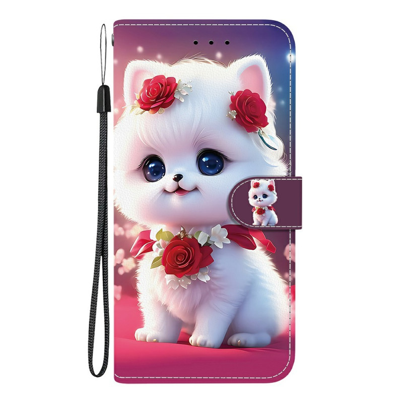 Oppo Reno 16 5G / 16 Pro 5G-hoesje met katten en rozen