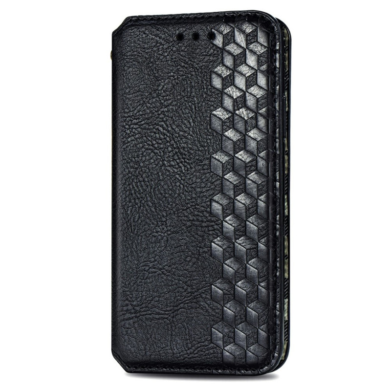 Flip-hoesje voor Oppo Reno 16 5G / 16 Pro 5G met suède-effect en randversiering
