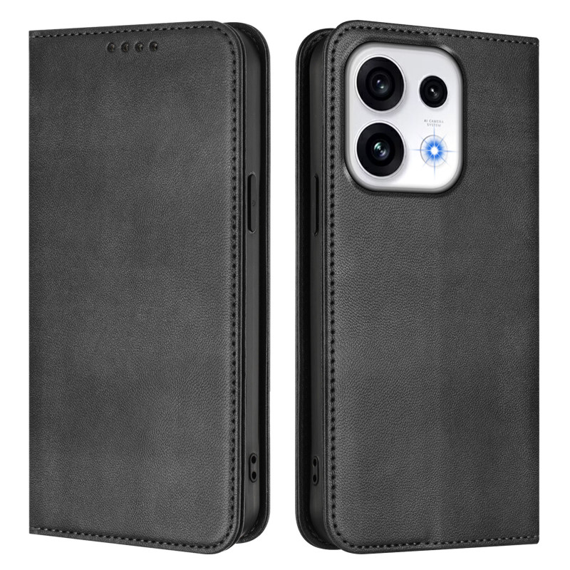 Oppo Reno 16 F 5G / 16 FS 5G-hoesje met vintage leerlook