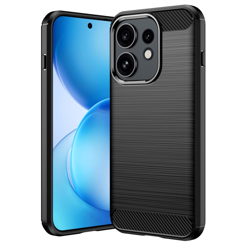 Oppo Reno 16 5G / 16 Pro 5G-hoesje van geborsteld koolstofvezel