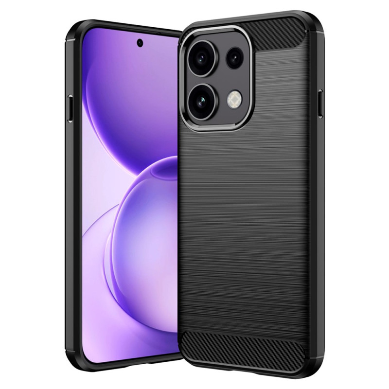 Oppo Reno 16 F 5G / 16 FS 5G-hoesje van geborsteld koolstofvezel