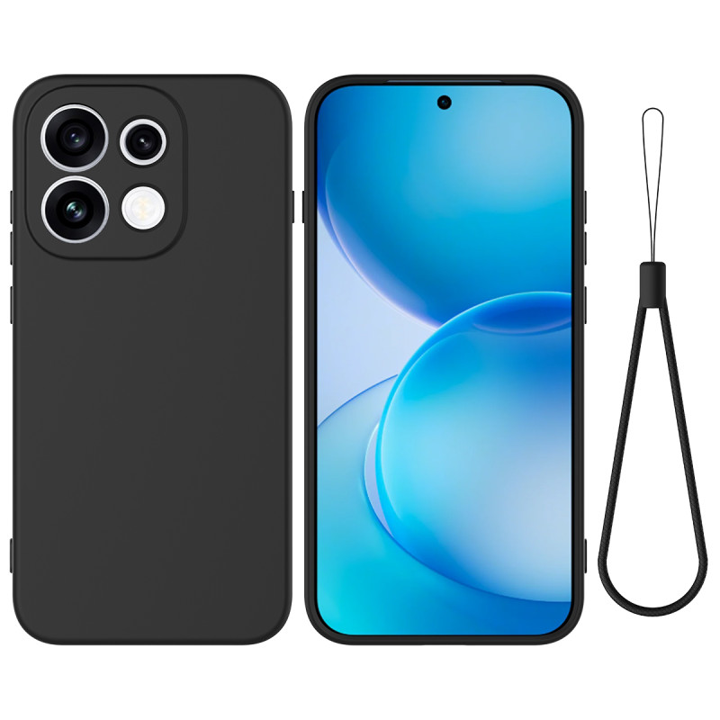 Oppo Reno 16 Pro 5G siliconenhoesje met draagriempje