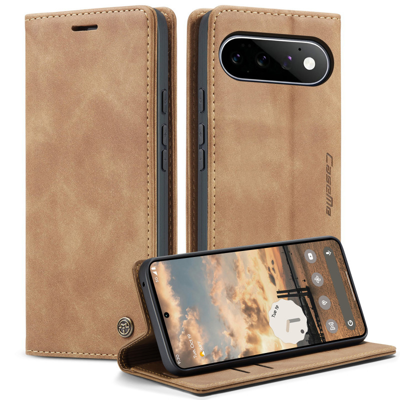 Flip Cover Google Pixel 11 Pro / 11 met suède-effect van CASEME