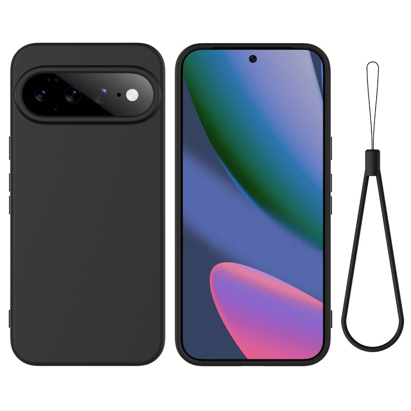 Google Pixel 11 Pro XL siliconenhoesje met draagriempje