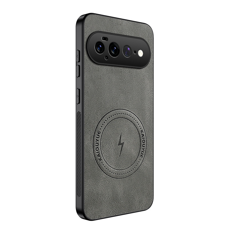 WANLONFENG magnetisch hoesje voor Google Pixel 11 Pro XL met leerlook