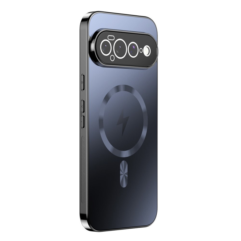 Google Pixel 11 Pro XL-hoesje met magneetsluiting en metaal-look