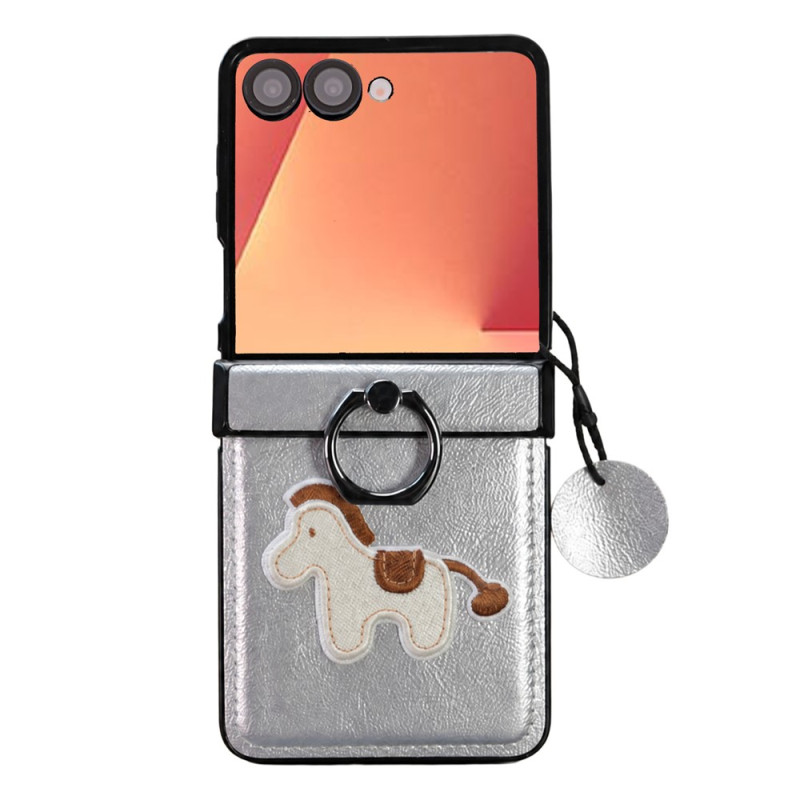 Samsung Galaxy Z Flip 8-hoesje met paardmotief