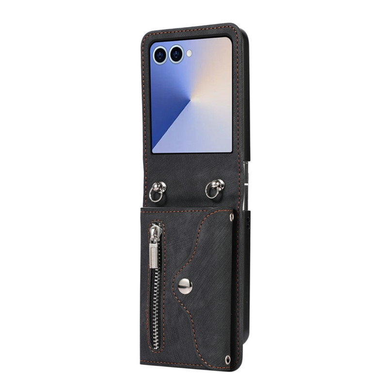 Samsung Galaxy Z Flip 8-hoesje met RFID-portemonnee