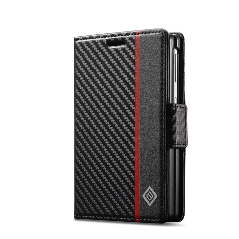 Samsung Galaxy Z Fold 8-hoesje van koolstofvezel van LC.IMEEKE