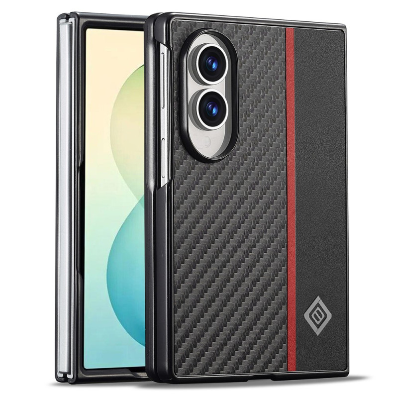 Samsung Galaxy Z Fold 8-hoesje van koolstofvezel van LC.IMEEKE