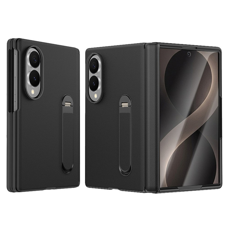 Samsung Galaxy Z Fold 8-hoesje met leerlook en handsfreehouder