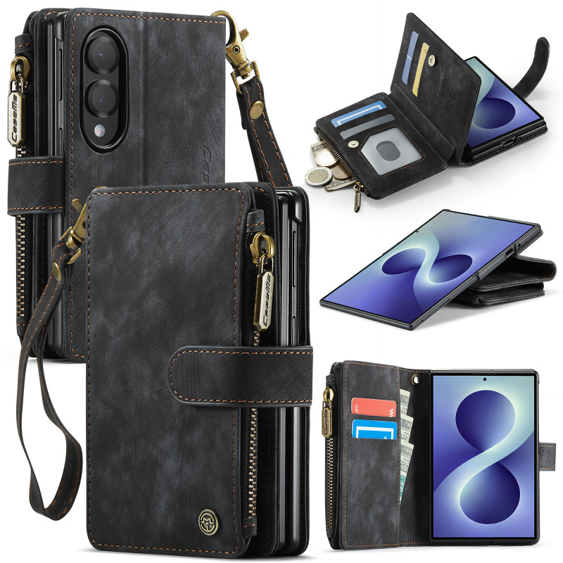 CASEME Samsung Galaxy Z Fold 8-hoesje in vintage-stijl