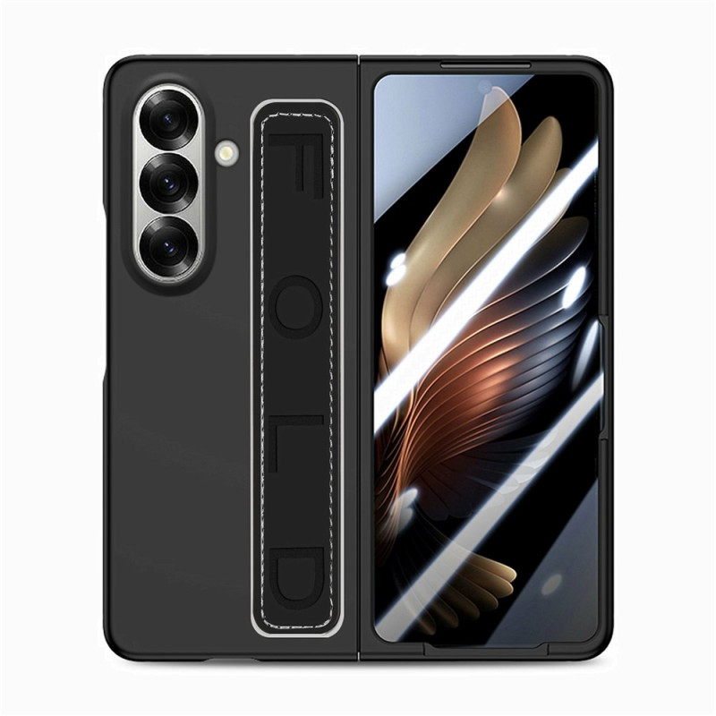 Samsung Galaxy Z Fold 8 Ultra-hoesje met polsband en gehard glas