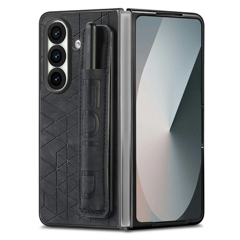 Samsung Galaxy Z Fold 8 Ultra-hoesje met stylushouder en polsbandje